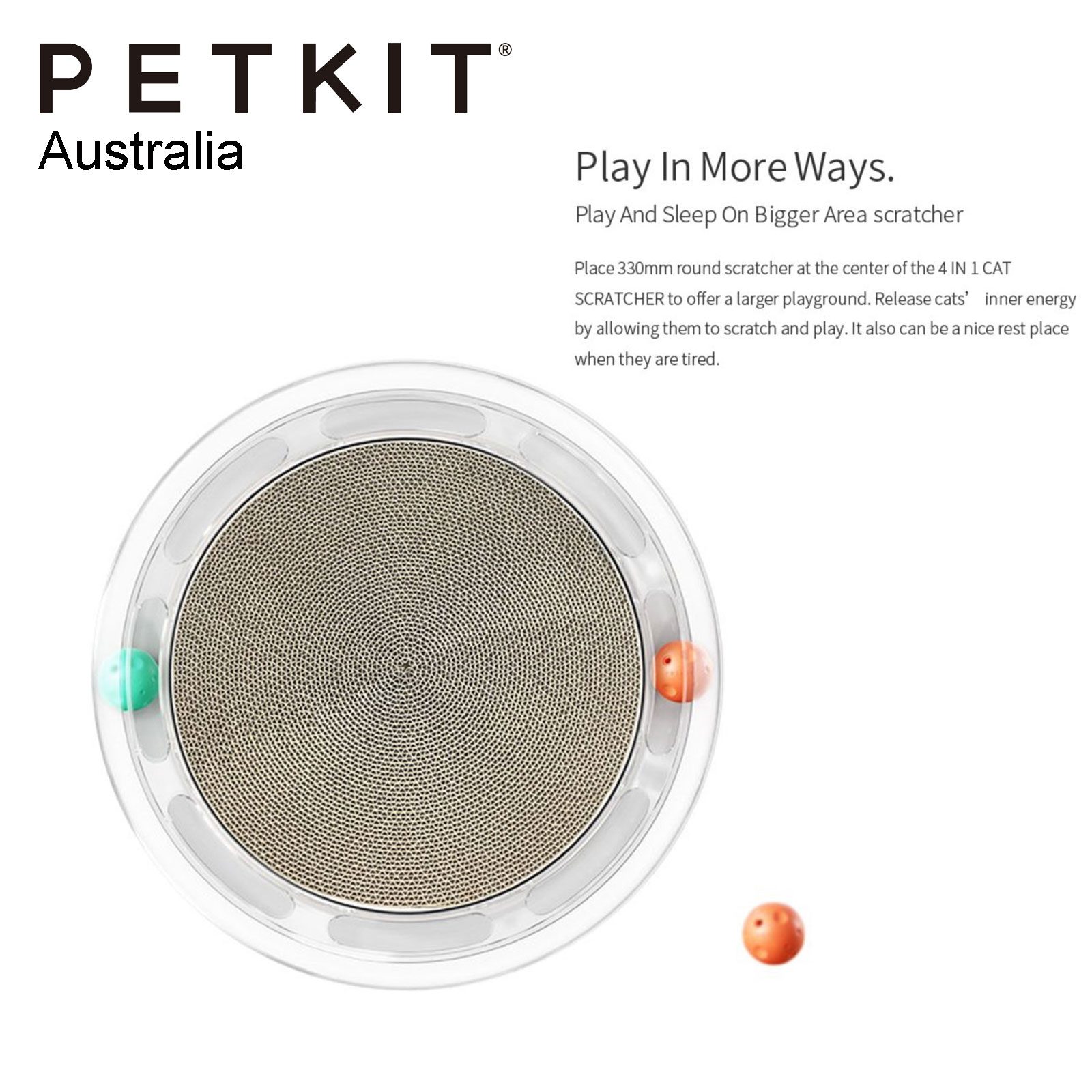 PETKIT FUN CAT 4 in 1 Scratcher Playground - Image 5