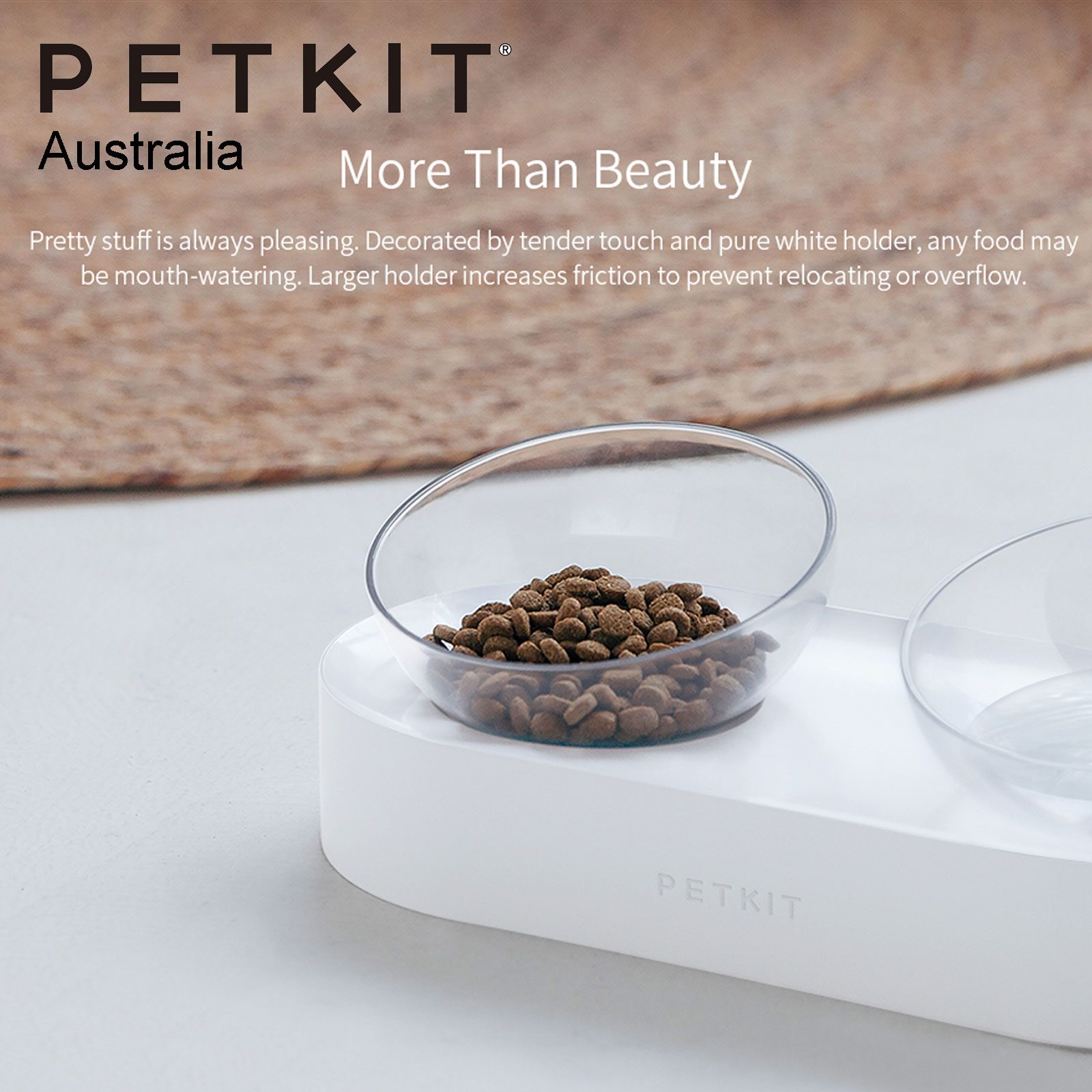 PETKIT FRESH NANO 15 Degree Adjustable Feeding Bowl - DOUBLE - Image 3