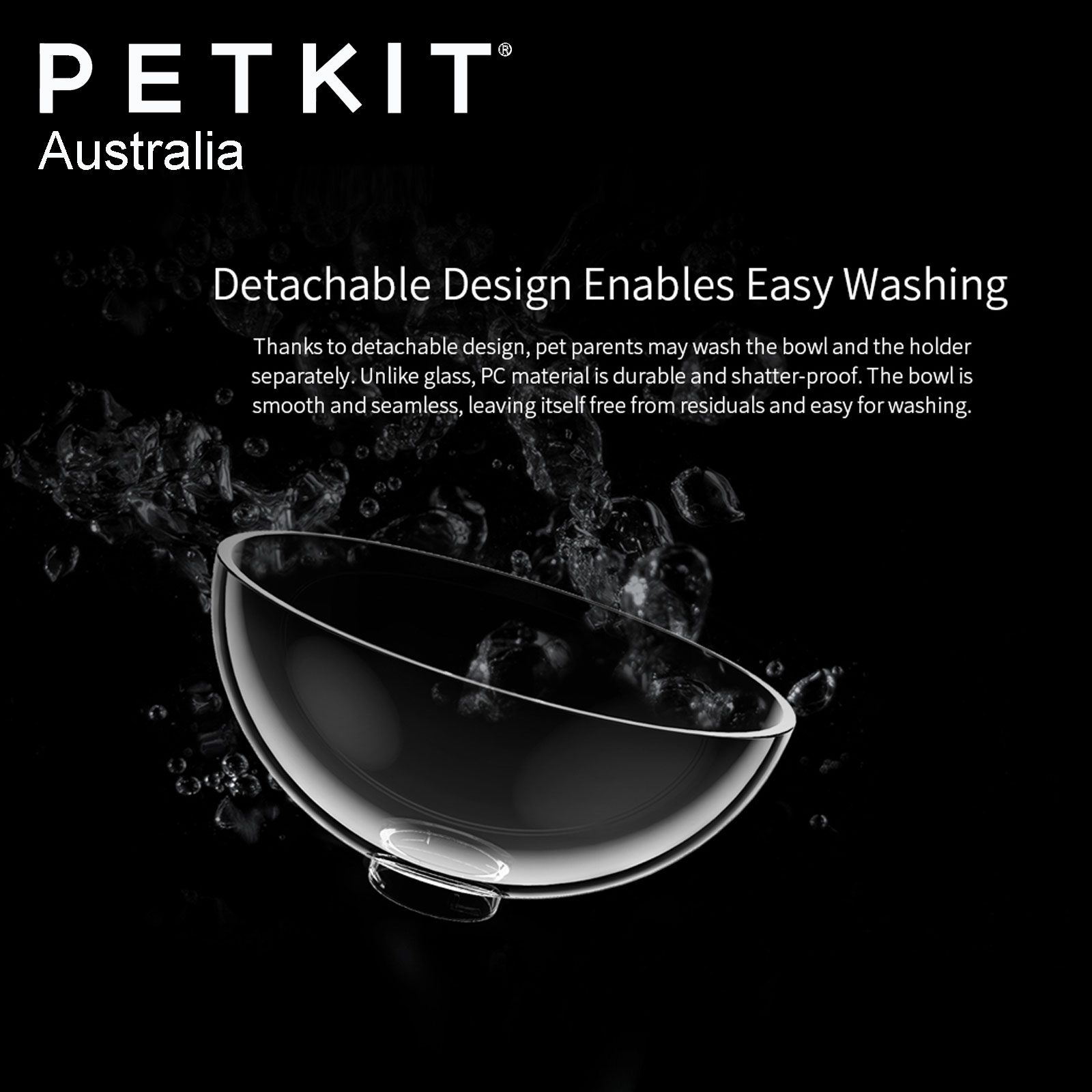 PETKIT FRESH NANO 15 Degree Adjustable Feeding Bowl - SINGLE - Image 4