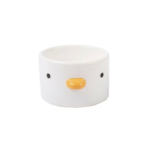 PURROOM Elevated Chick Ceramic Pet Bowl (Straight)