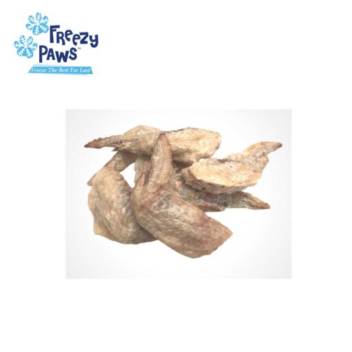 Freezy Paws Freeze-Dried Chicken Wing Raw Treats for Pet Cat Dog 100g - Image 2