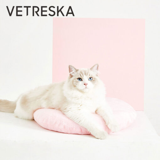 VETRESKA Fruity Cat Bed - PEACH - Image 3