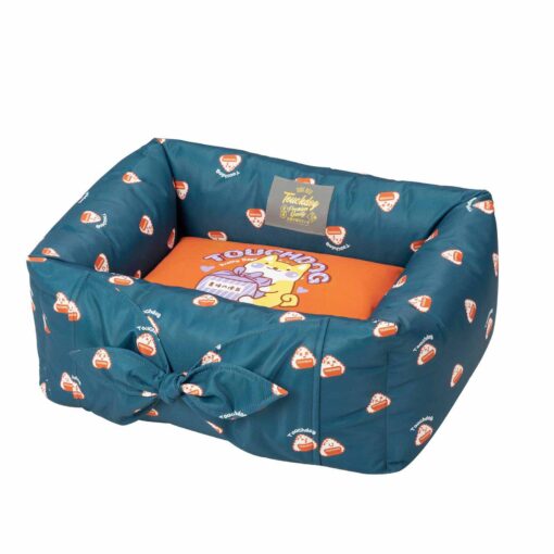 Touchdog Onigiri Series Premium Designer Bento Pet Bed - Blue