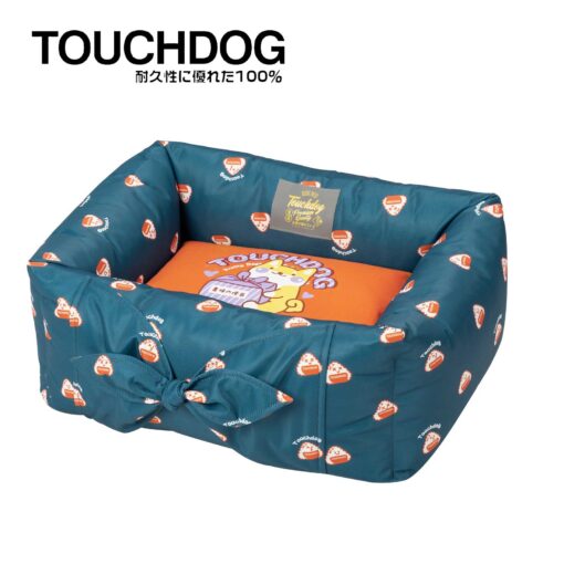 Touchdog Onigiri Series Premium Designer Bento Pet Bed - Blue - Image 4