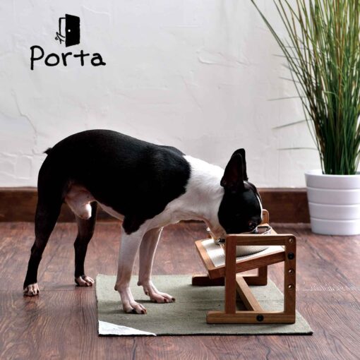 Petio Porta Wooden Adjustable Dog Dining Table - Image 2