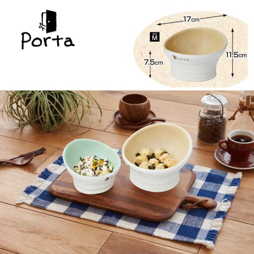 Petio Porta Raised Ceramic Pet Feeding Bowl - M - Image 2