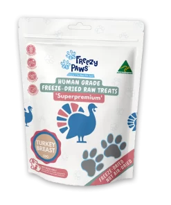 Freezy Paws Freeze-Dried Turkey Breast Raw Treats for Pet Cat Dog 85g